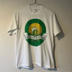 Vintage Single Stitch Irish T-shirt Blarney Stone The Beer That Made Malarkey